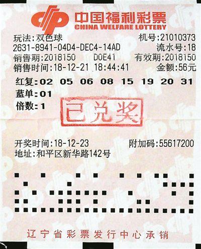 双色球特别号码中奖，奖金究竟有多少？