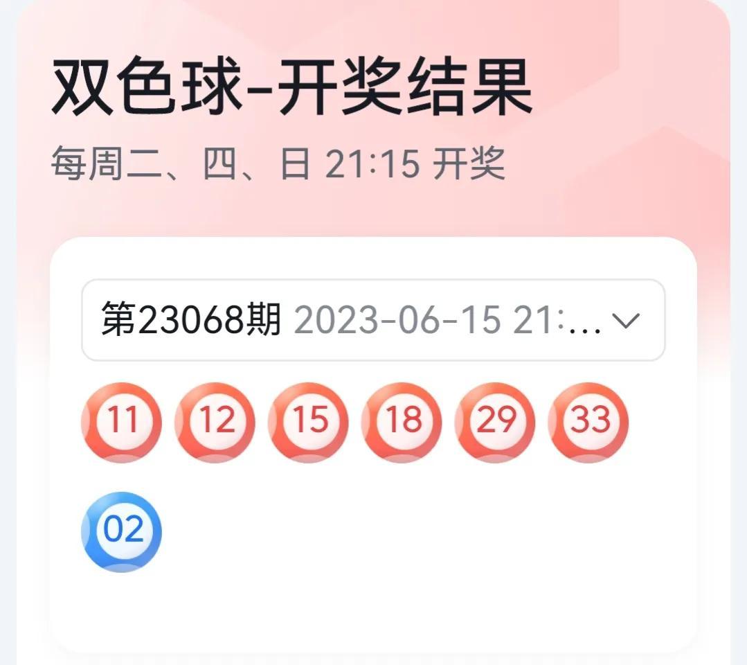 双色球2019年九月七日开奖结果今日揭晓