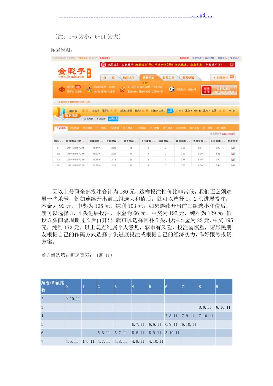 解析10选5前三组万能组合