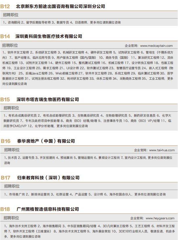 深圳最新招聘信息查询